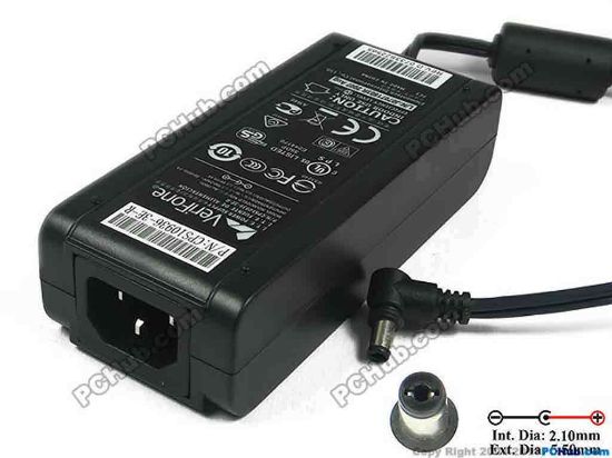 121795 VeriFone CPS10936-3F-R AC Adapter 5V-12V 9V 4A, 5.5/2.5mm, C14 , New VeriFone CPS10936-3F-R AC Adapter 5V-12V