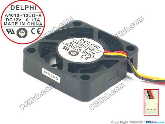 122560 Other Brands DELPHI Server - Square Fan A4010H12UD-A, 12V  0.17A Other Brands DELPHI Server - Square Fan 