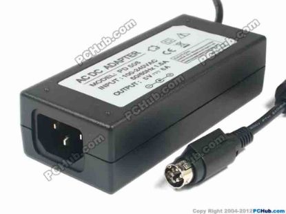 124154 PCH OEM Power AC Adapter - Compatible 5V 6A, 4-Pin P1&4=V+, C14, New PCH OEM Power AC Adapter - Compatible 