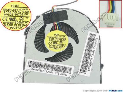 124547 Forcecon DFS481305MC0T Cooling Fan  FC38, 23.10703.001 Forcecon DFS481305MC0T Cooling Fan