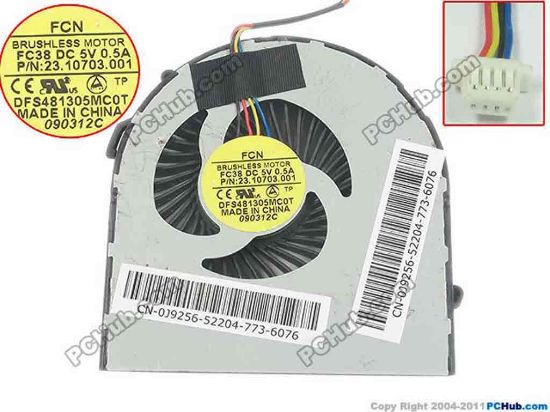 124547 Forcecon DFS481305MC0T Cooling Fan  FC38, 23.10703.001 Forcecon DFS481305MC0T Cooling Fan