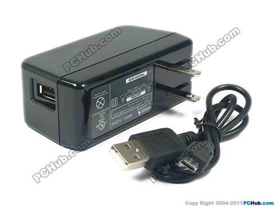 124553 Other Brands Sirius AC Adapter 5V- USB 5V 1A, USB Port, US 2-Pin, With Cable, New Other Brands Sirius AC Adapter 5V- USB 