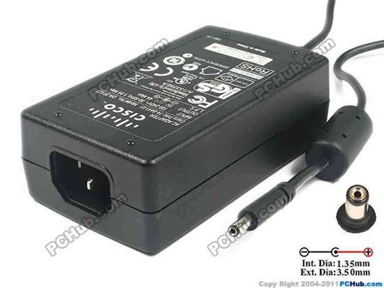 124935 Cisco 74-8441-01 AC Adapter 5V-12V 5V 4A,3.5/1.35mm, C14, New Cisco 74-8441-01 AC Adapter 5V-12V