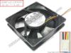 125344 Sanyo Denki 109P1212H437 Server - Square Fan sq120x120x25, 3-wire, 12V 0.45A Sanyo Denki 109P1212H437 Server - Square Fan 