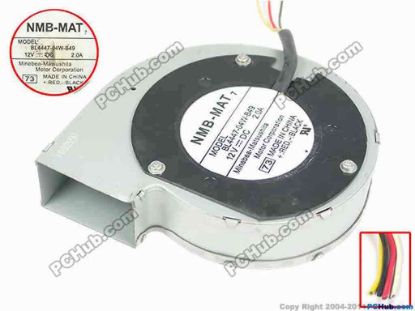 126317 NMB-MAT / Minebea BL4447-04W-B49 Server - Blower Fan 73, bw110x110x28, 4-wre, 12V 2.0A NMB-MAT / Minebea BL4447-04W-B49 Server - Blower Fan