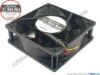 126325 Sanyo Denki 109P1212MH105 Server - Square Fan sq120x120x38, 4-wire 12V 0.48A Sanyo Denki 109P1212MH105 Server - Square Fan 