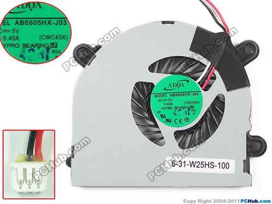 127278 MSI X600 Cooling Fan  CWC45X, DC5V 0.40A, Bare fan MSI X600 Cooling Fan  <span style="color: #ff0000; font-family: arial, helvetica, sans-serif; font-size: 14px; background-color: #ececec;">For Clevo C4500/C4800/C5100Q/C5500Q<br style="color: #ff0000; font-family: arial, helvetica, sans-serif; font-size: 14px;" />
For MSI Megabook S6000, X-slim X600</span>