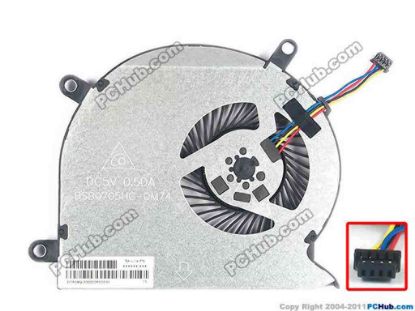 127488 Delta Electronics BSB0705HC Cooling Fan  -CM74, DC5V 0.50A, Bare fan Delta Electronics BSB0705HC Cooling Fan