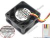127781 Sanyo Denki 109P0424H7D08 Server - Square Fan sq40x40x15, 3-wire, 24V0.08A Sanyo Denki 109P0424H7D08 Server - Square Fan