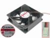 127957 SUNON KDE1209PTV1 Server - Square Fan 13.MS.A.GN, sq92x92x25, 2-wire, 12V1.8W SUNON KDE1209PTV1 Server - Square Fan 