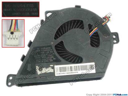 128190 Delta Electronics KSB0505HA Cooling Fan  -BG1U, w10x4x4, 5V 0.32A, Bare fan Delta Electronics KSB0505HA Cooling Fan  