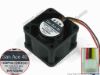 129068 Sanyo Denki 109P0412B3D01 Server - Square Fan sq40x40x28, 3-wire, 12V 0.28A Sanyo Denki 109P0412B3D01 Server - Square Fan 