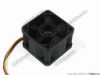 129068 Sanyo Denki 109P0412B3D01 Server - Square Fan sq40x40x28, 3-wire, 12V 0.28A Sanyo Denki 109P0412B3D01 Server - Square Fan 