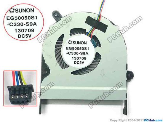 129330 SUNON EG50050S1-C330-S9A Cooling Fan  DC5V, Bare fan SUNON EG50050S1-C330-S9A Cooling Fan  