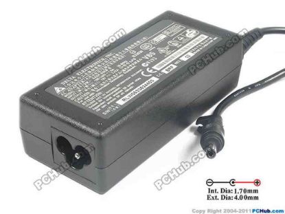 129398 Delta Electronics SADP-65KB AC Adapter- Laptop 19V 3.42A 65W, Barrel 4.0/1.7mm, 3-Prong, New Delta Electronics SADP-65KB AC Adapter- Laptop 