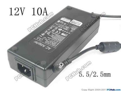 129958 PCH OEM Power AC Adapter - Compatible PA-1151-05D, 12V 10A, 5.5/2.5mm, C14, New PCH OEM Power AC Adapter - Compatible 