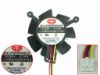 130017 Forcecon DFS440605FV0T Cooling Fan  FC2PDP/N008X6N DC5V 0.50A, Bare fan Forcecon DFS440605FV0T Cooling Fan  