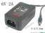 130103 2Wire SAL115A-0525V-6 AC Adapter - NEW Original 6V 2A, 5.5/2.5mm, C14, New 2Wire SAL115A-0525V-6 AC Adapter - NEW Original 