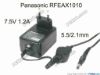 130219 Panasonic RFEAX1010 AC Adapter - NEW Original 7.5V 1.2A, 5.5/2.1mm, EU 2-Pin, New Panasonic RFEAX1010 AC Adapter - NEW Original 