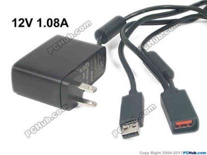 132713 Microsoft Common Item (Microsoft) AC Adapter - NEW Original 12V 1.08A, USB, 1429, For Xbox360 kinect Microsoft Common Item (Microsoft) AC Adapter - NEW Original puThe orginal AC adapter for X<font face="微软雅黑">box360&nbsp;kinect<br />
<br />
</font>