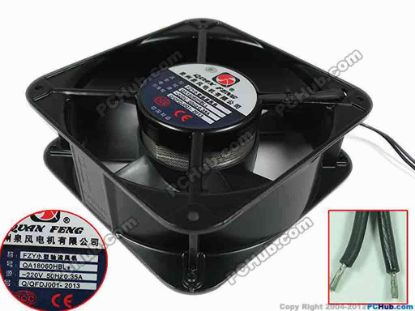 133675 QUAN FENG QA18060HBL2 Server - Square Fan sq180x180x60mm, 2-wire, 220V 0.35A QUAN FENG QA18060HBL2 Server - Square Fan 