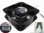133675 QUAN FENG QA18060HBL2 Server - Square Fan sq180x180x60mm, 2-wire, 220V 0.35A QUAN FENG QA18060HBL2 Server - Square Fan 