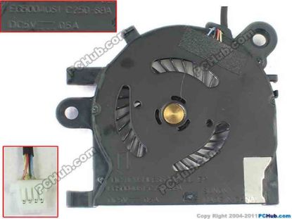 133843 SUNON EG50040S1-C250-S9A Cooling Fan  DC5V 0.50A, Bare fan, New SUNON EG50040S1-C250-S9A Cooling Fan  