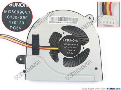 133888 SUNON MG60090V1-C180-S99 Cooling Fan  5V , w20x4x4 SUNON MG60090V1-C180-S99 Cooling Fan  