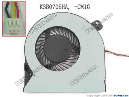134030 Delta Electronics KSB0705HA Cooling Fan  CM1G, 5V 0.40A, w20x3x3 Delta Electronics KSB0705HA Cooling Fan  