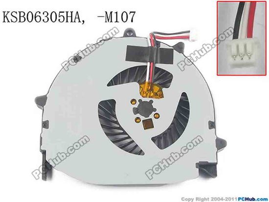 135310 Delta Electronics KSB06305HA Cooling Fan  -M107, DC5V 0.50A, Bare fan Delta Electronics KSB06305HA Cooling Fan  