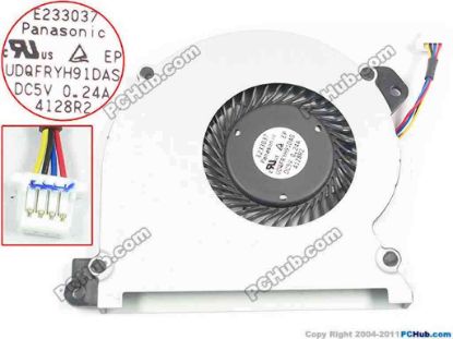 136421 Panasonic UDQFRYH91DAS Cooling Fan  5V 0.24A, Bare fan, New Panasonic UDQFRYH91DAS Cooling Fan  