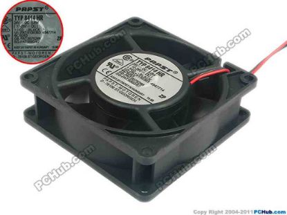 139296 ebm-papst 8414 HR Server - Square Fan TYP8414HR, sq80x80x25, 2-wire, 24V 5.8W ebm-papst 8414 HR Server - Square Fan 