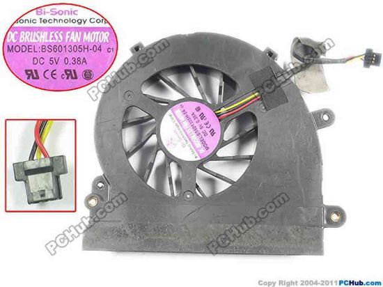 140850 Fujitsu Siemens Amilo Xi2528 Cooling Fan  BS601305H-04, Bare Fan Fujitsu Siemens Amilo Xi2528 Cooling Fan  