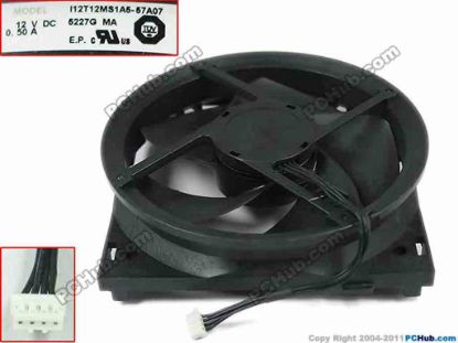 142580 Nidec I12T12MS1A5-57A07 Server - Round Fan 4wire 4-pin connector 12V 0.50A Nidec I12T12MS1A5-57A07 Server - Round Fan