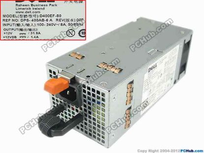 143385 Dell PowerEdge T310 Server - Power Supply D400EF-S0, DPS-400AB-6 A, 0N884K Dell PowerEdge T310 Server - Power Supply 