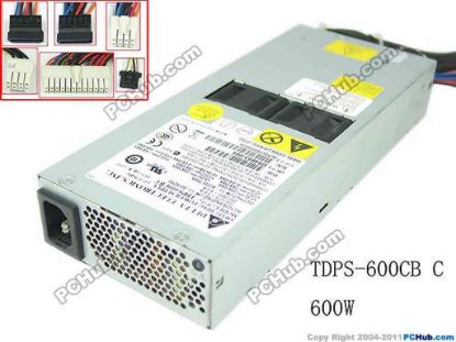 143408 Delta Electronics TDPS-600CB Server - Power Supply 600W, TDPS-600CB C Delta Electronics TDPS-600CB Server - Power Supply 