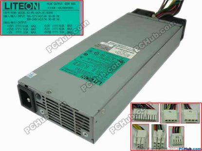 143492 HP ProLiant DL320 G5 Server - Power Supply PS-6421-1C-ROHS, 432171-001, 432932-001 HP ProLiant DL320 G5 Server - Power Supply