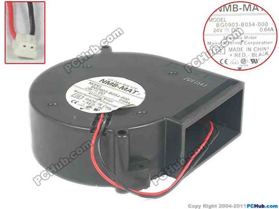 143963 NMB-MAT / Minebea BG0903-B054-000 Server - Blower Fan BG0903-B054-000, 04 NMB-MAT / Minebea BG0903-B054-000 Server - Blower Fan 