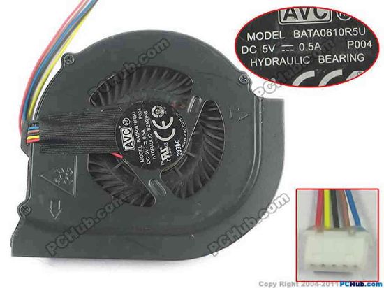 143978 AVC BATA0610R5U Cooling Fan  BATA0610R5U, P004 AVC BATA0610R5U Cooling Fan  69