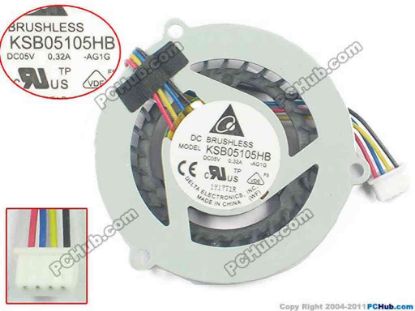 143989 Delta Electronics KSB05105HB Cooling Fan  KSB05105HB, -AG1G Delta Electronics KSB05105HB Cooling Fan  