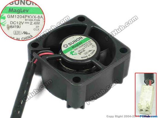 144013 SUNON GM1204PKVX-8A Server - Square Fan GM1204PKVX-8A, B1590.P.GN SUNON GM1204PKVX-8A Server - Square Fan 