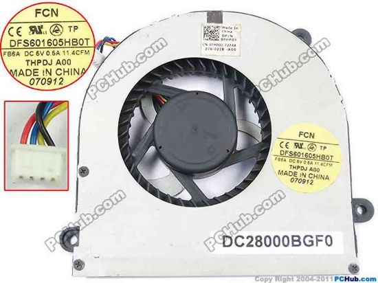 144157 Forcecon DFS601605HB0T Cooling Fan  DFS601605HB0T, FB6A Forcecon DFS601605HB0T Cooling Fan