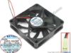 144288 NMB-MAT / Minebea 2806GL-04W-B40 Server - Square Fan TB2, sq70x70x15mm, w80x2x2, 12V 0.22A NMB-MAT / Minebea 2806GL-04W-B40 Server - Square Fan 