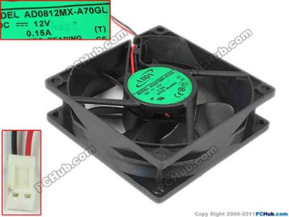 144934 ADDA AD0812MX-A70GL Server - Square Fan AD0812MX-A70GL ADDA AD0812MX-A70GL Server - Square Fan 