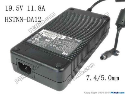 145012 HP Common Item (HP) AC Adapter- Laptop 19.5V 11.8A, 230W, Barrel 7.4/5.0mm With Pin, IEC  HP Common Item (HP) AC Adapter- Laptop 
