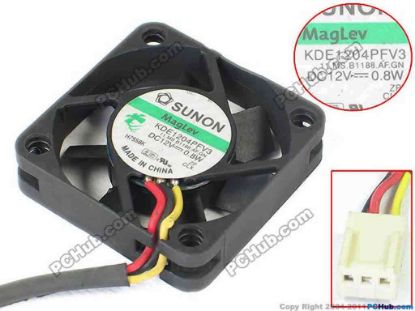 145069 SUNON KDE1204PFV3 Server - Square Fan KDE1204PFV3, 11.MS.B1188.AF.GN SUNON KDE1204PFV3 Server - Square Fan 