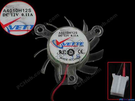 145494 Other Brands Vette Server - Frameless / GPU Fan 12V 0.11A, dia35, ctc28, w80x2x2 Other Brands Vette Server - Frameless / GPU Fan Cooling Fan for display card