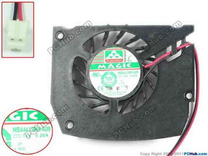 145538 Protechnic Magic MBA4412MR-A09 Server - Frameless / GPU Fan 12V 0.20A, dia40, ctc54x45x34, w70x2x2 Protechnic Magic MBA4412MR-A09 Server - Frameless / GPU Fan Cooling Fan for display card