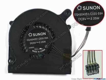 145954 SUNON EG45040S1-C020-S9A Cooling Fan  DC5V 2.25W, Bare Fan SUNON EG45040S1-C020-S9A Cooling Fan  <span style="color: #ff0000;">Lenovo Yoga2 Pro13-ISE Pro13-IFI</span>