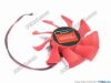 147038 Firstd FD8015U12D Server - Frameless / GPU Fan 12V 0.5A, 74 mm Dia. 38.5mm c.t.c, 2-wire, Red Firstd FD8015U12D Server - Frameless / GPU Fan 